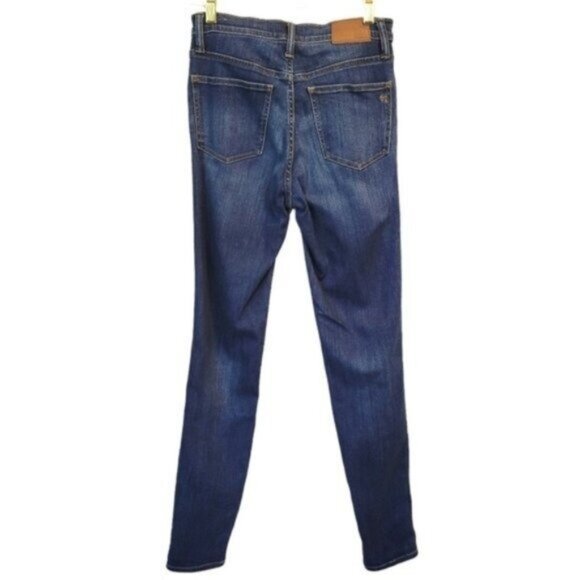 Madewell | Tall 10" High Rise Skinny Jeans in Danny Wash TALL - Picture 4 of 11